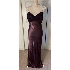 Vintage Union Label Y2K Zum Zum Maxi formal Dress Small Whimsigoth Vamp Goth Gla